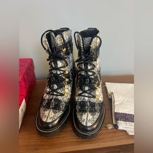 Tory Burch Miller Wool Lug Boot